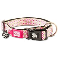 Max & Molly Smart ID Semi-retractable Collar Retro Pink - Dog Collar