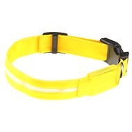 Vking LED collar yellow M - Dog Collar