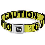 Buckle Down obojek pro psy Caution M - Dog Collar