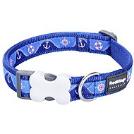Red Dingo Collar Nautical Dark Blue 2 × 30 - 47 cm - Dog Collar