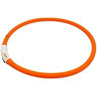 LaRoo LED obojek Luna USB 70 cm oranžový - Dog Collar
