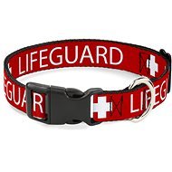 Buckle Down obojek pro psa regular Lifeguard vel. S 23 - 38 cm - Dog Collar
