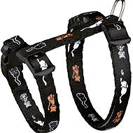 Trixie harness and leash for kittens and small cats, nylon - Harness