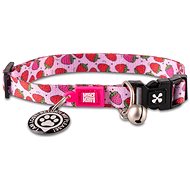 Max & Molly Dog Collar Smart ID, Strawberry Dream, Size S - Dog Collar