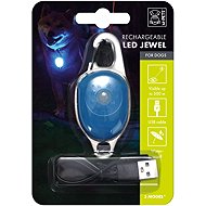 M-Pets LED rechargeable collar light - blue - Collar Light