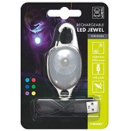 M-Pets LED rechargeable collar light - white - Collar Light