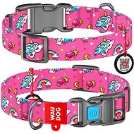 Waudog Nylon Collar Unicorn QR - Dog Collar