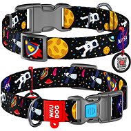 Waudog Nylon Collar NASA QR - Dog Collar