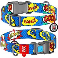 Waudog Nylon Collar OMG! QR - Dog Collar