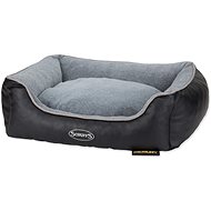 SCRUFFS Chateau Memory Foam Orthopedic Box Blue - Pet Bed