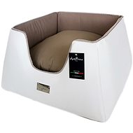 Pet Amour Tronky White/Brown 75 × 75 × 35 cm - Pet Bed