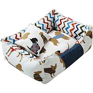 Hapet Painting Colourful Bed 50 × 40cm - Pet Bed