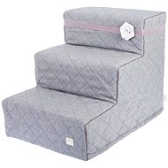 Easy Upp Elegance high steps gray 60 × 45 × 40 cm - Steps for Dogs