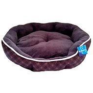 Petproducts Checkered Lair Brown 57 × 52cm - Pet Bed