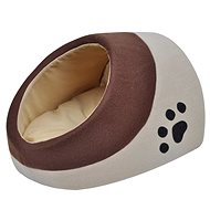 Shumee Warm Cat Bed Fleece, Brown - Pet Bed