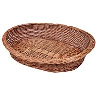 Shumee Wicker Basket for Dog, Natural - Pet Bed