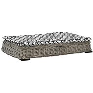 Shumee Flat Bed with Cushion Willow Grey - Pet Bed