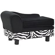 Shumee Dog Sofa plush black - Pet Bed