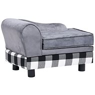 Shumee Dog Sofa plush grey - Pet Bed