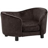 Shumee Sofa for Dogs Plush Brown 69 × 49 × 40cm - Pet Bed