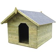Garden Kennel with Opening Roof Impregnated Pine 105.5 × 123.5 × 85cm - Dog Kennel