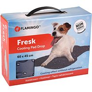 Flamingo Cooling Pad Bone Grey Drop Pattern 45 × 60cm - Dog Cooling Pad