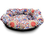 IMAC Pillow for Plastic Bed Blue Dot 110cm - Pet Bed