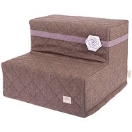 Easy Upp Brownie small steps brown 40 × 40 × 30 cm - Steps for Dogs