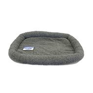 DUVO+ Pad Oval made of Sheepskin, Grey Small 60 × 44cm - Bed