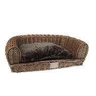 DUVO + Provence Wicker Sofa & Cushion 64 × 43 × 19cm - Pet Bed