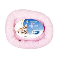 DUVO+ Sheepskin dog bed pink 40 × 45 cm - Pet Bed