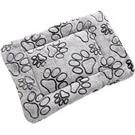 Shone Paw Pad with Paws Plush Beige - Pet Bed
