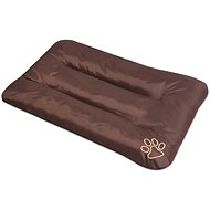 Shumee Dog Mattress with Paw, Brown - Dog Bed