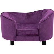 Shumee Sofa for dogs plush burgundy - Pet Bed