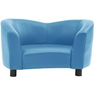 Shumee Sofa for dogs faux leather turquoise - Pet Bed