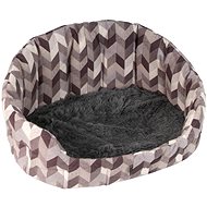 Fenica Ovalat Bed, Grey - Pet Bed