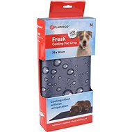 Flamingo Cooling mat grey drop pattern M 70x50cm - Dog Cooling Pad