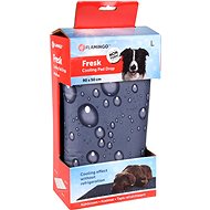 Flamingo Cooling mat grey drop pattern L 90x50cm - Dog Cooling Pad