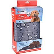 Flamingo Cooling mat grey drop pattern XL 100x60cm - Dog Cooling Pad