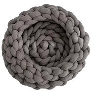 Hapet Knitted woolen bed for dogs and cats M light grey - Pet Bed