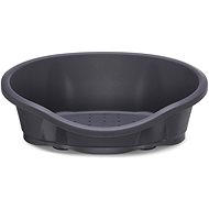 IMAC Plastový pelech pro psy antracit 65 × 47 × 22 cm - Pet Bed