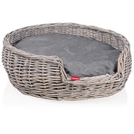 Tommi Round wicker bed 50 × 50 × 17 cm - Pet Bed