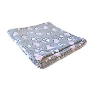 PETSY Paws and hearts blanket 120 × 70 cm - Dog Blanket