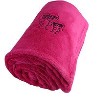 Meowing Heads Plush Blanket Pink - Dog Blanket