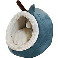 Qiushi cat house with bed turquoise - Pet Bed