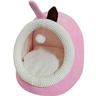 Qiushi cat house with bed pink - Pet Bed