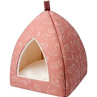 Qiushi cat house with bed old pink - Pet Bed