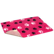 Vetbed Original UK Anti-slip mat Cherry with two types of paws S - Dog Mat