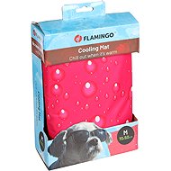 Flamingo Cooling mat fuchsia M 70 × 50 cm - Dog Cooling Pad