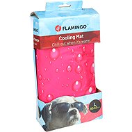 Flamingo Cooling mat fuchsia L 90 × 50 cm - Dog Cooling Pad